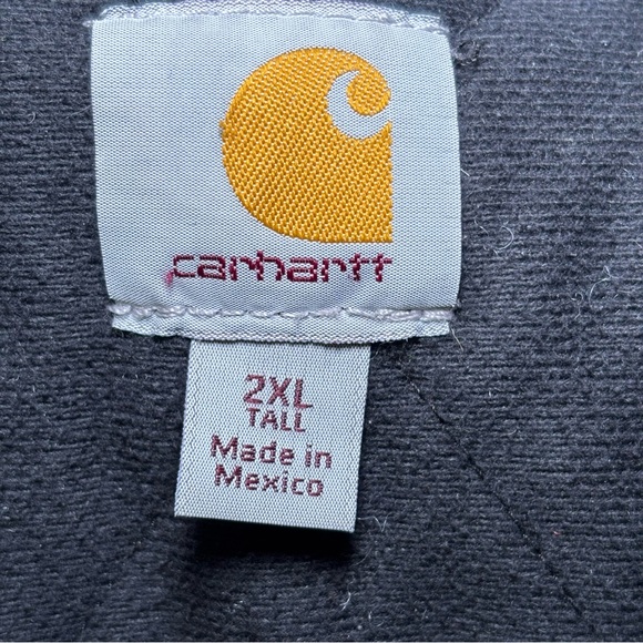 Carhartt Active Hooded Jacket Quilt Lined Mens 2XL Tall 101540 316 Green - Picture 12 of 16